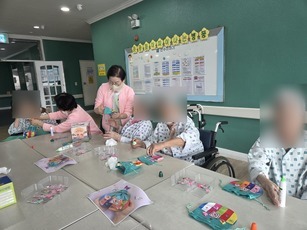 사회복지프로그램_설명절 복주머니 만들기